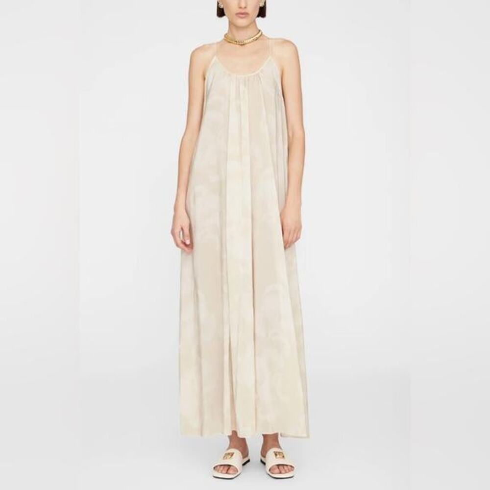 ANINE BING 2026‎ FLORA MAXI DRESS IN LEOPARD PRINT Size S MSRP $400